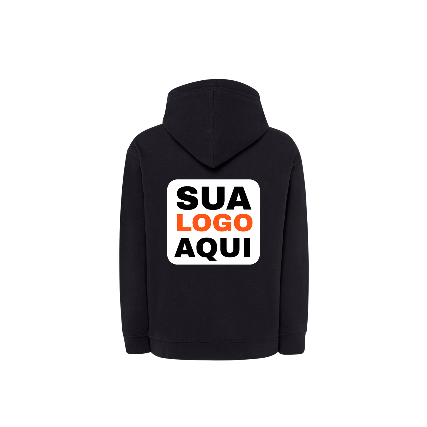 Sweartshirts Com Capuz Unissexo Estampa Costas 25x25cm