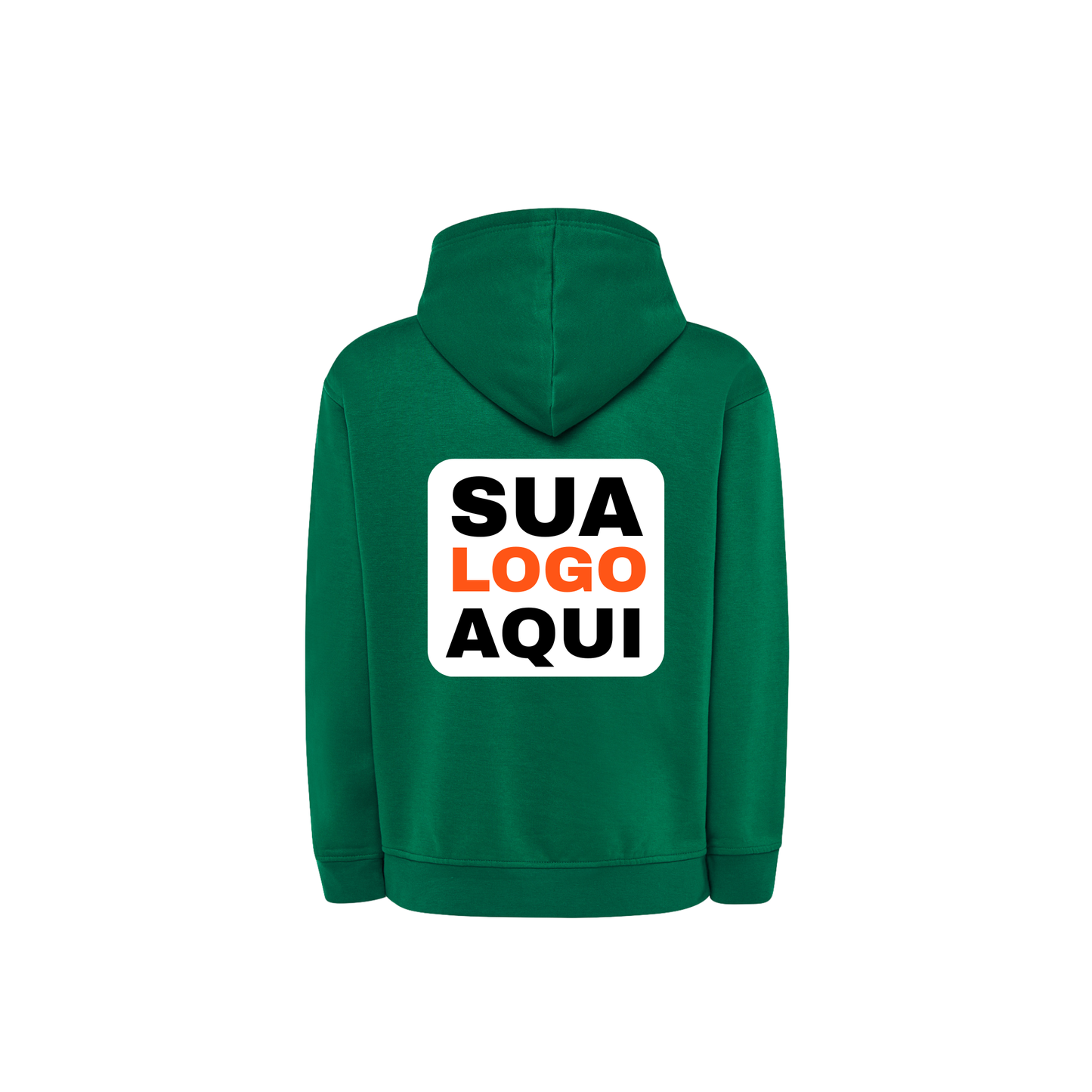 Sweartshirts Com Capuz Unissexo Estampa Costas 25x25cm